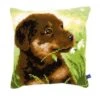 Vervaco PN-0150689 Kreuzstichkissen Rottweiler -Berühmter Spielzeug Geschäft 0150689