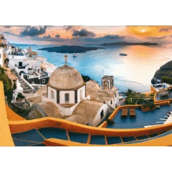 Trefl 10445 Märchenhaftes Santorini 1000 Teile Puzzle -Berühmter Spielzeug Geschäft 10445 150 02