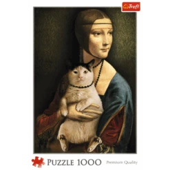 Trefl 10663 Frau Mit Katze 1000 Teile Puzzle 7 Trefl 10663 Frau Mit Katze 1000 Teile Puzzle -Berühmter Spielzeug Geschäft 10663 150 p