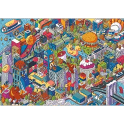 Trefl 10708 Eye Spy New York, USA 1000 Teile Puzzle -Berühmter Spielzeug Geschäft 10708 150 02