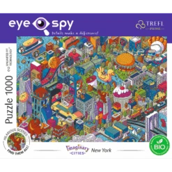 Trefl 10708 Eye Spy New York, USA 1000 Teile Puzzle -Berühmter Spielzeug Geschäft 10708 150 p