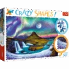 Trefl 11114 Crazy Shapes Polarlicht über Iceland 600 Teile Puzzle -Berühmter Spielzeug Geschäft 11114 150 01