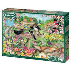 Falcon 11280 Claire Comerford Frühlingsgartenvögel 500 Teile Puzzle -Berühmter Spielzeug Geschäft 11280 linksansicht