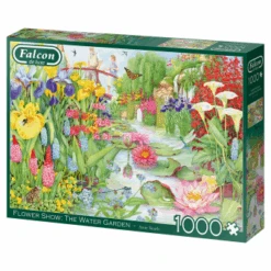Falcon 11282 Flower Show: The Water Garden 1000 Teile Puzzle -Berühmter Spielzeug Geschäft 11282 linksansicht