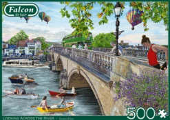 Falcon 11287 Daniela Pirola Blick über Den Fluss 500 Teile Puzzle -Berühmter Spielzeug Geschäft 11287 front