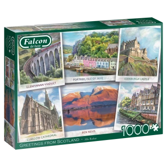 Falcon 11325 Alla Badsar Grüße Aus Schottland 1000 Teile Puzzle 3 Falcon 11325 Alla Badsar Grüße Aus Schottland 1000 Teile Puzzle