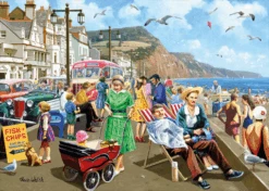 Falcon 11375 Sidmouth Seafront 500 Teile Puzzle -Berühmter Spielzeug Geschäft 11375 1 2