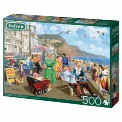 Falcon 11375 Sidmouth Seafront 500 Teile Puzzle -Berühmter Spielzeug Geschäft 11375 r 13