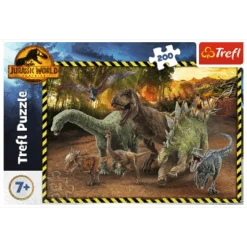 Trefl 13287 Jurassic World 200 Teile Puzzle -Berühmter Spielzeug Geschäft 13287 150 p
