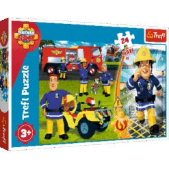 Trefl 14290 Feuerwehrmann Sam Mutiger Sam 24 Teile Maxi Puzzle