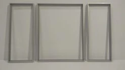 Aluminiumbilderrahmen Silber-matt Für Triptychon Malen Nach Zahlen Bilder