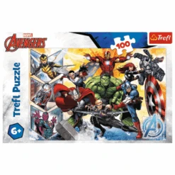 Trefl 16431 Marvel Avengers 100 Teile Puzzle -Berühmter Spielzeug Geschäft 16431 front