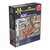 Jumbo 17279 Jan Van Haasteren Feueralarm 500 Teile Puzzle -Berühmter Spielzeug Geschäft 17279 box