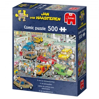 Jumbo 17281 Jan Van Haasteren In Der Autolackiererei 500 Teile Puzzle 5 Jumbo 17281 Jan Van Haasteren In Der Autolackiererei 500 Teile Puzzle – Bild 3