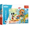Trefl 17359 Disney Mickey & Friends Interessanter Tag Für Mickey + Freunde 60 Teile Puzzle -Berühmter Spielzeug Geschäft 17359 150 01