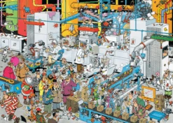 JUMBO 19025 Jan Van Haasteren - Süßigkeitenfabrik 500 Teile Puzzle -Berühmter Spielzeug Geschäft 19025 1 2