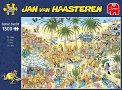 Jumbo 19059 Jan Van Haasteren Die Oase 1500 Teile Puzzle -Berühmter Spielzeug Geschäft 19059 f 14