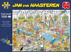 Jumbo 19077 Jan Van Haasteren Backe,backe,Kuchen 1500 Teile Puzzle -Berühmter Spielzeug Geschäft 19077 f 14
