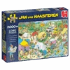 Jumbo Spiele 19087 Jan Van Haasteren Camping Im Wald 2000 Teile Puzzle -Berühmter Spielzeug Geschäft 19087 l 0