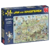 Jumbo 19088 Jan Van Haasteren Highland Games 1500 Teile Puzzle -Berühmter Spielzeug Geschäft 19088 l 0