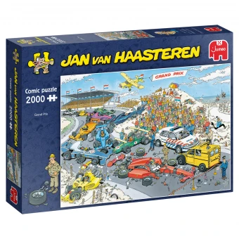Jumbo 19097 Jan Van Haasteren Formel 1 Der Start 2000 Teile Puzzle 3 Jumbo 19097 Jan Van Haasteren Formel 1 Der Start 2000 Teile Puzzle