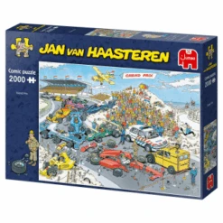 Jumbo 19097 Jan Van Haasteren Formel 1 Der Start 2000 Teile Puzzle 8 Jumbo 19097 Jan Van Haasteren Formel 1 Der Start 2000 Teile Puzzle -Berühmter Spielzeug Geschäft 19097 linksansicht