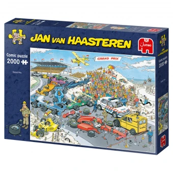 Jumbo 19097 Jan Van Haasteren Formel 1 Der Start 2000 Teile Puzzle 5 Jumbo 19097 Jan Van Haasteren Formel 1 Der Start 2000 Teile Puzzle – Bild 3