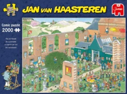JUMBO 20023 Jan Van Haasteren Der Kunstmarkt 2000 Teile Puzzle -Berühmter Spielzeug Geschäft 20023 f 14