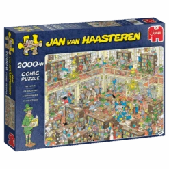 JUMBO 20030 Jan Van Haasteren Die Bibliothek 2000 Teile Puzzle