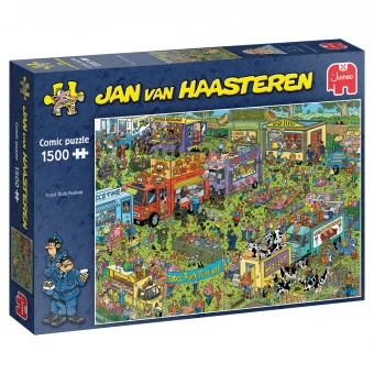 JUMBO 20042 Jan Van Haasteren - Food Truck Festival - 1500 Teile Puzzle 3 JUMBO 20042 Jan Van Haasteren - Food Truck Festival - 1500 Teile Puzzle