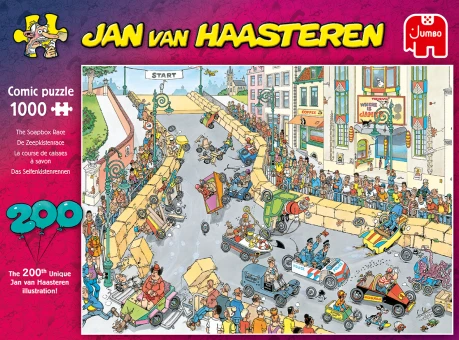 Jumbo 20053 Jan Van Haasteren Das Seifenkistenrennen 1000 Teile Puzzle 5 Jumbo 20053 Jan Van Haasteren Das Seifenkistenrennen 1000 Teile Puzzle – Bild 3