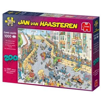 Jumbo 20053 Jan Van Haasteren Das Seifenkistenrennen 1000 Teile Puzzle 6 Jumbo 20053 Jan Van Haasteren Das Seifenkistenrennen 1000 Teile Puzzle – Bild 4