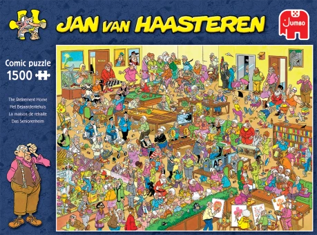 Jumbo 20068 Jan Van Haasteren Das Seniorenheim 1500 Teile Puzzle 5 Jumbo 20068 Jan Van Haasteren Das Seniorenheim 1500 Teile Puzzle – Bild 3