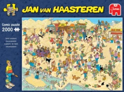 Jumbo Spiele 20072 Jan Van Haasteren Sandskulpturen, 2000 Teile Puzzle -Berühmter Spielzeug Geschäft 20072 f 14