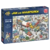 Jumbo Spiele 20074 Jan Van Haasteren Verkehrschaos 3000 Teile Puzzle -Berühmter Spielzeug Geschäft 20074 l 0