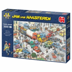 Jumbo Spiele 20074 Jan Van Haasteren Verkehrschaos 3000 Teile Puzzle -Berühmter Spielzeug Geschäft 20074 r 13