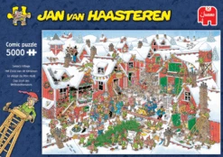Jumbo 20076 Jan Van Haasteren Das Dorf Des Weihnachtsmanns 5000 Teile Puzzle -Berühmter Spielzeug Geschäft 20076 f 14