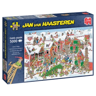 Jumbo 20076 Jan Van Haasteren Das Dorf Des Weihnachtsmanns 5000 Teile Puzzle