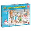 Jumbo Spiele 20081 Jan Van Haasteren Junior 10 Der Schneemann 150 Teile Puzzle -Berühmter Spielzeug Geschäft 20081 l 0