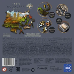 Trefl 20157 Wood Craft Dominic Davison Central Park 500+1 Holzpuzzle -Berühmter Spielzeug Geschäft 20157 150 04