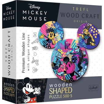 Trefl 20168 Disney Mickey Mouse 500+5 Sonderform Holz Puzzle 3 Trefl 20168 Disney Mickey Mouse 500+5 Sonderform Holz Puzzle