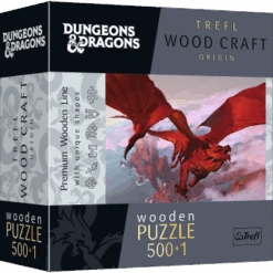 Trefl 20181 Wood Craft Dungeons & Dragons 500+1 Teile Holzpuzzle