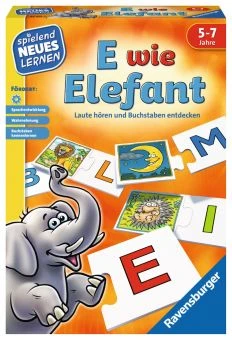 Ravensburger 24951 E Wie Elefant, Lernspiel
