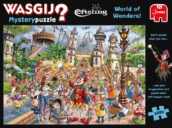 Jumbo 25021 Wasgij Mystery 24 Efteling Welt Voller Wunder 1000 Teile Puzzle -Berühmter Spielzeug Geschäft 25021 f 14