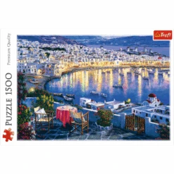 Trefl 26144 Mykonos Beim Sonnenuntergang 1500 Teile Puzzle -Berühmter Spielzeug Geschäft 26144 150 p