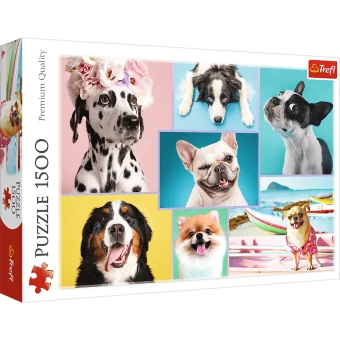 Trefl 26186 Süße Hunde 1500 Teile Puzzle 3 Trefl 26186 Süße Hunde 1500 Teile Puzzle