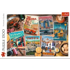 Trefl 26199 Reise Durch Europa 1500 Teile Puzzle -Berühmter Spielzeug Geschäft 26199 150 p