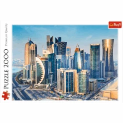 Trefl 27084 Doha, Katar 2000 Teile Puzzle -Berühmter Spielzeug Geschäft 27084 150 p