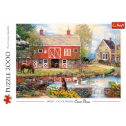 Trefl 27106 Chuck Pinson Ländliches Leben 2000 Teile Puzzle -Berühmter Spielzeug Geschäft 27106 150 p