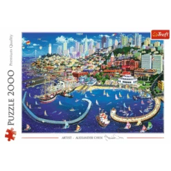 Trefl 27107 Bucht Von San Francisco 2000 Teile Puzzle -Berühmter Spielzeug Geschäft 27107 150 p